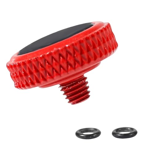 Camera Soft Shutter Release Button for Fujifilm X100VI XPRO3 X100T XE4 XT20 XT50 XT3 XT4 XT30II Camera Shutter Button for Fujifilm XT5 (Red + Black Surface)