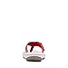 Clarks Women's Breeze Sea Flip-Flop, Red Synthetic, 8