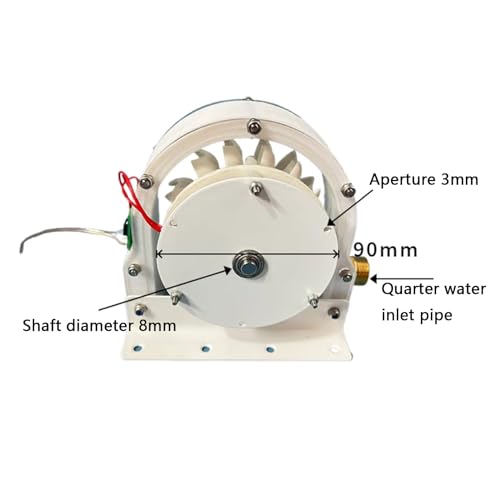Gerador Hidrelétrico Doméstico De Alta Eficiência, 100w, 1-36v, Gerador Sem Núcleo De Ferro Tipo Dis