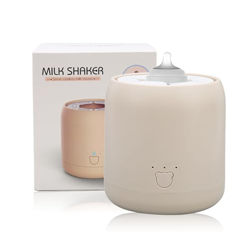 Infant Bottle Mixer, Electric Automatic Infant Bottle Shaker, USB Charging Baby Milk Bottle Shaker, Hands Prevent Bloating Infant Bottle Mixer for Outdoor Indoor Travel