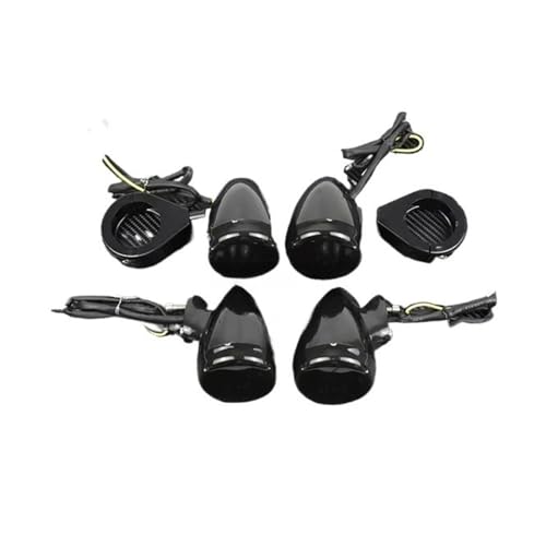 Clignotant LED arrière pour moto Sportster avec pince de relocalisation sur fourche