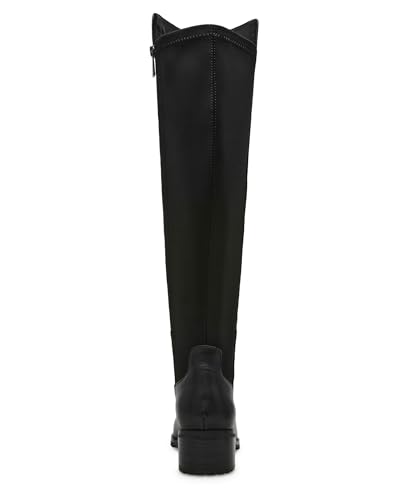 Anne Klein Womens Sable Leather Tall Knee-High Boots3