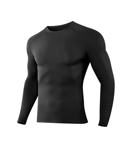 Dalavch 1 Pack Men’s Compression Shirts Long Sleeve Athletic Workout