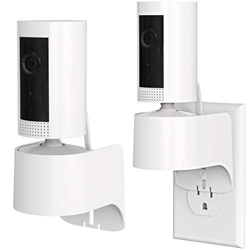 Outlet Wall Mount for Ring Indoor Cam, Upgraded 360 Degree Swivel Outlet Wall