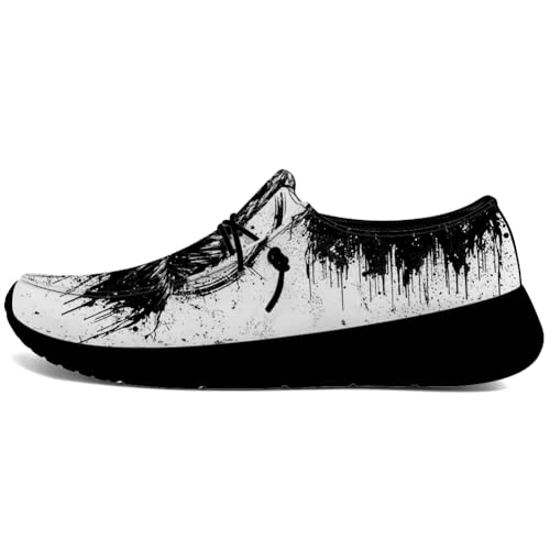 Quorax Women's Men's Skull Shoes Slip-on Loafers Causal Shoes Gifts for Men Women2