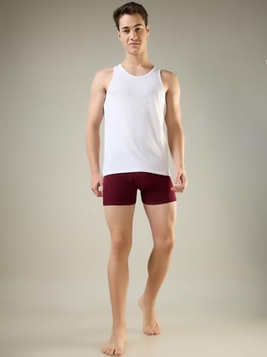 Image of Park Avenue Men's Pure Cotton Regular Fit Solid Pattern Vest
