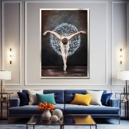 Sublimez un mur vide grâce au tableau élégant de ballerine XINBAO grand format - 2