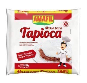 Amafil Tapioca Flour 500g (17.6oz) Massa Para Tapioca ( 4 Pack)-SET OF 4