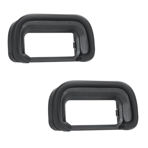 Image of A6700 Eyepiece Eyecup Eye Cup, JJC 2 Pack Eyecup Viewfinder for Sony A6700 Camera, Replaces Sony FDA-EP20 Eyepiece, Soft Silicone Material,360-Degree Rotatable,Protect Viewfinder from Impact & Scratch