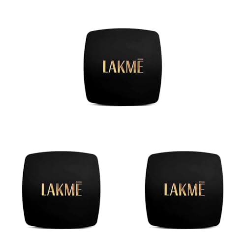 Image of Lakme Forever Matte Compact, Smooth Finish, Lightweight Compact Powder That Lasts for 12 HrsFor A Natural Even Toned Look, Natural Beige, 9g (Pack of 3)