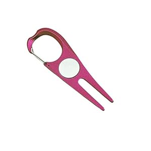 Golf Tool Zinklegering Golf Reparatie Opvouwbare Put Marker Tool Cursus Mini Pen Vork Pitchfork Cleaner Groen