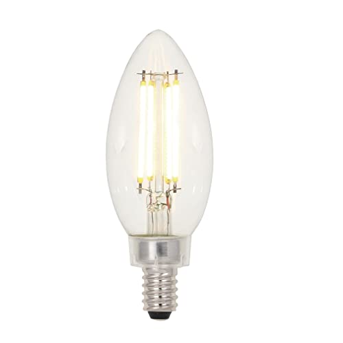 Westinghouse Lighting Clear 3517120 40-Watt Equivalent B11 Dimmable Filament LED Light Bulb with Candelabra Base (6 Pack) #2