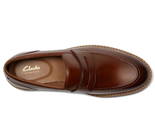 Clarks Men's Aldwin Step Mid Tan Leather 10.5 Medium2