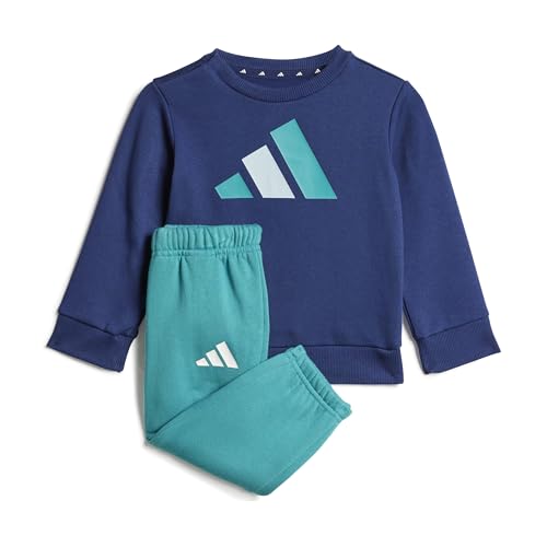 adidas Unisex Baby ESSENTIALS JOGGER, dark blue/pure teal/halo mint, 9-12 Months adidas Unisex Baby ESSENTIALS JOGGER, dark blue/pure teal/halo mint, 9-12 Months