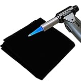 VIDETOL 2 Stück Feuerfeste Unterlage, 50 x 50 cm Hitzeschutzmatte Hitzebeständig bis 1000°C, 5mm Stark Feuerfeste Matte, Hitzebeständige Unterlage für Schweißen, Camping und Kamin