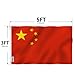 Anley Fly Breeze 3x5 Foot China Flag - Vivid Color and Fade proof - Canvas Header and Double Stitched - Chinese National Flags Polyester with Brass Grommets 3 X 5 Ft