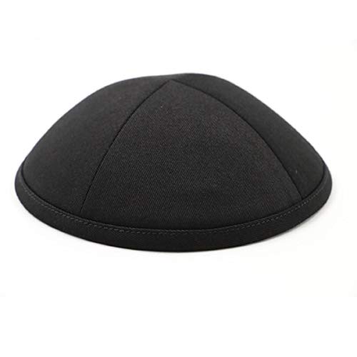 Cotton Twill Four Part Designed Yarmulkah for Boys
