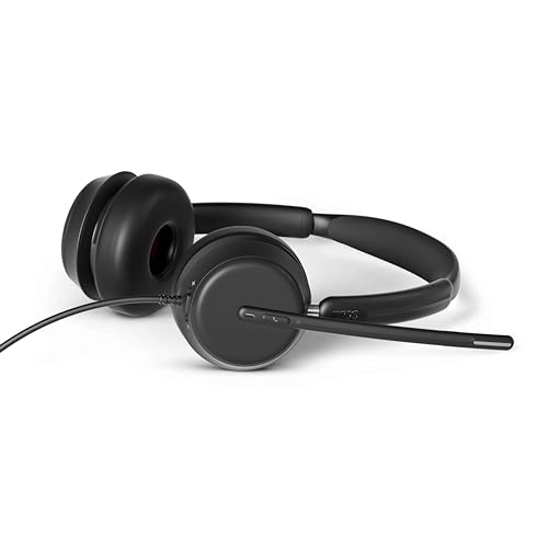 Image of EPOS IMPACT 860 Dual-Sided Wired USB C and USB A Headset for PC with Noise-Canceling Mic, Super Wideband Audio, High-Performance Sound, Comfortable Fit for Business Calls & Office Use, Multi Compatibl