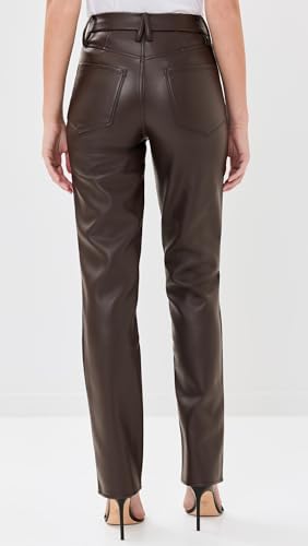Good American Women's Better Than Leather Good Icon Pants3