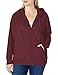 Amazon Essentials Women's Fleece Full-Zip Hoodie (Available in Plus Size), Burgundy, Large
