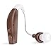 MSA 30X Behind the Ear Sound Amplifier, Amplifies Sound by 30 Times, Lightweight, Virtually Invisible, Comfortable, Adjustable Volume, Fast Charging, Brown, 1ct