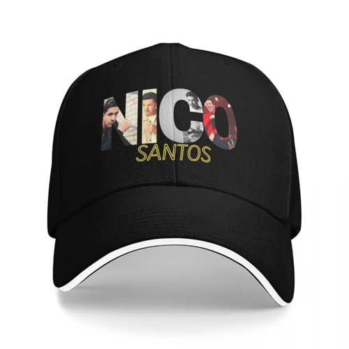 Photo de IWURYCX Casquette de Baseball Nico Santos HD T - Chemise/Autocollant Chapeau de Plage Chapeau de Soleil Chapeaux de Camionneur de Plage pour Hommes Cadeaux de Vacances pour Femmes