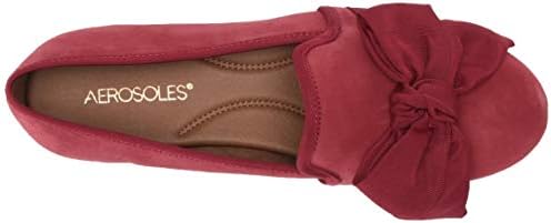 Aerosoles Women's Driving Style Loafer, Dark Red Suede, 5.5 M US | Image 4