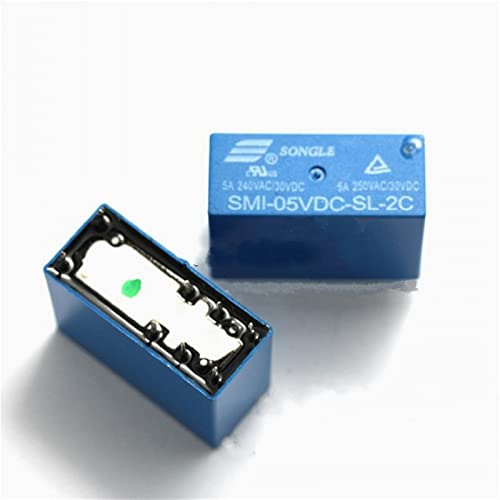 Relé de potencia SMI-12VDC-SL-2C para proyectos de domótica y placas de circuito 3