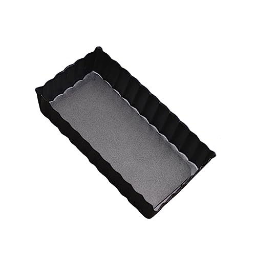 FUNOMOCYA utensilios para hornear antiadherentes fabricante de pasteles cacerola Horno pequeño horneado bordeado moldes para hornear Hornada aluminio molde para tarta Bandeja Negro