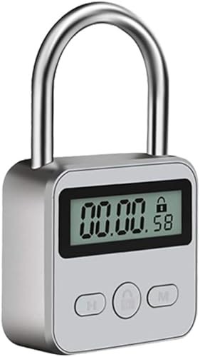 南京錠USB充電式金属ロックタイマー式盗難防止用品時間ロック減量禁煙願望自己管理