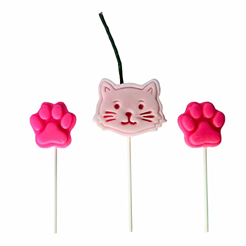 Vela Para Aniversário IPET HaPPy Cat Rosa IPET para Gatos