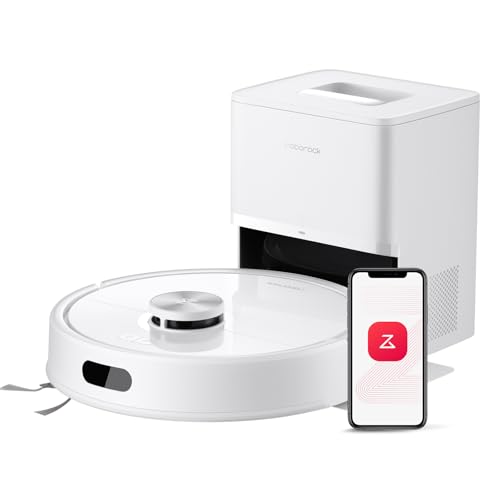 roborock Q7 M5+ Robot Vacuum and Mop, Upgraded from Q5 Max+, Up to 7-9 Weeks Self-Empty, 10000Pa Suction, Dual Anti-Tangle System for Pet Hair & Carpet, PreciSense LiDAR Navigation, App Control, White by roborock - Used condition - US$219.99