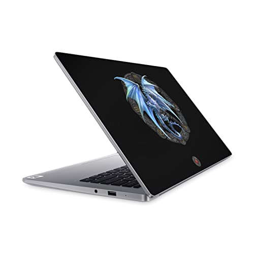 Skin PC portable Anne Stokes pour étudier avec le dragon du Solstice d'hiver