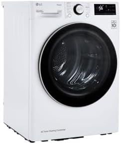 LG 24 in. W 4.2 Cu. Ft. Ventless Stackable Compact Smart Electric Dryer in White with Dual Inverter HeatPump Technology
