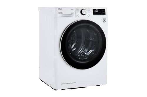 LG 24 in. W 4.2 Cu. Ft. Ventless Stackable Compact Smart Electric Dryer in White with Dual Inverter HeatPump Technology