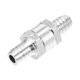 Hihaha Kraftstoffleitung Rückschlagventil/Inneres Rückschlagventil für Kraftstoffsysteme/Robuste Aluminiumlegierung 1/2 12mm OD / 1 Stück