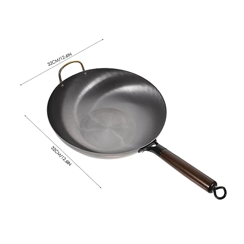 Wok de hierro grande STOBAZA para cocina tradicional miniatura 6