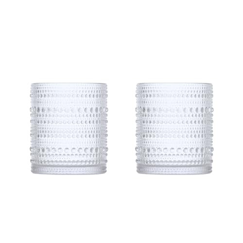 Comparison: Best Jupiter Hobnail Double Old Fashioned Glasses 4 Fortessa Jupiter Hobnail Glass, 10 Ounce Double Old Fashioned (Set of 2), Clear