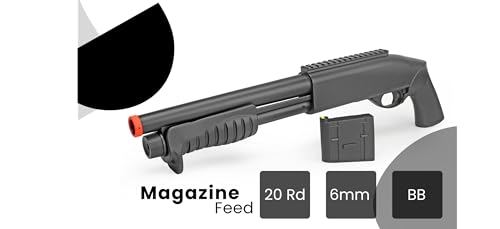 Bbtac BT-PACK27 Airsoft Package Striker Airsoft Rifle Gun, Pump Action Shotgun, Pistols And Bbs, Ready To Play Starter Set Loadout thumb #5