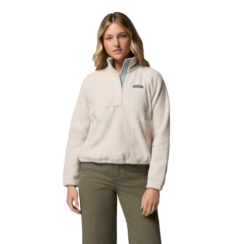 Columbia Jasper Ridge Pebbled Fleece Half Snap, Fleece-Überzieher, Dark Stone, Größe M – Ansicht 1