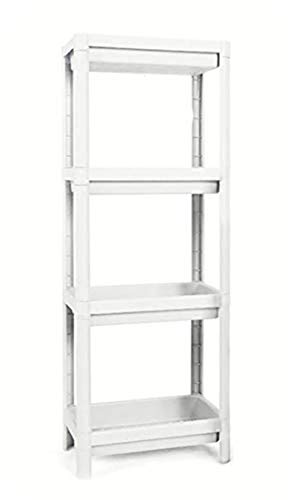 キッチンラック 3段/4段/5段キッチンワゴン ラック キッチン収納 台所収納収納カート 台所・部屋・居間・学習室・トイレ・浴室用 ラック本体のみ 多機能 省スペース (ホワイト, 4段 高さ100cm)
