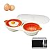 Hervidor De Huevos Para Microondas Doble Hervidor De Huevos Hervidor De Huevos Huevos Sin Cáscara Horno De Huevos Microondas Caldera De Huevos Utensilios De Cocina Para Cocinar Huevos De Vapor
