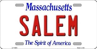 Salem Massachusetts Novelty Metal Vanity License Plate Tag LP-10983