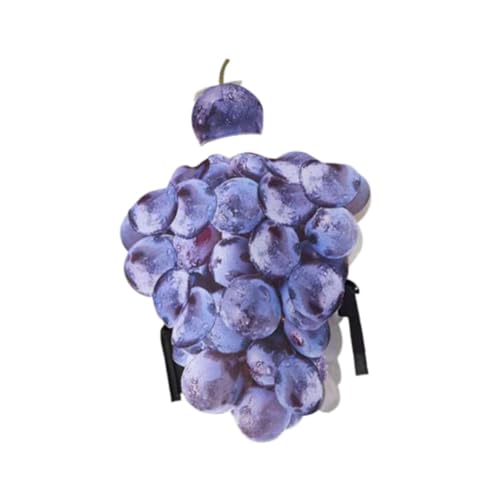 Disfraz de uva acolchado para cosplay con diseño de volumen flexible 4