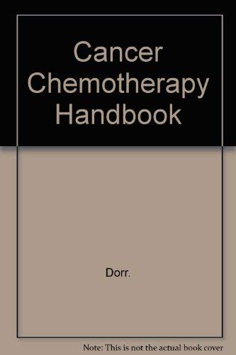Cancer chemotherapy handbook 0444003436 Book Cover