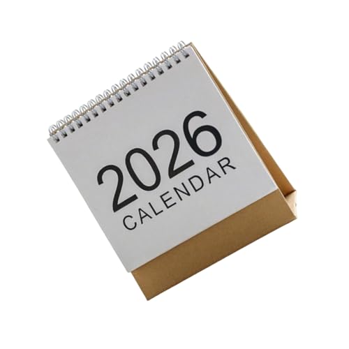2026デスクカレンダーシンプルなデスクトップカレンダーオフィスカレンダー毎日のタスクのスタンディングカレンダー