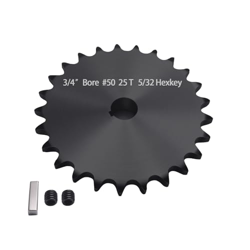 #50 Roller Chain Sprocket 25 Tooth 3/4