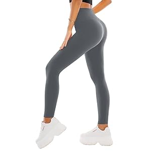 SINOPHANT High Waisted Leggings for Women – Full Length Capri Buttery Soft Yoga Pants for Workout Athletic