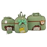 BOLSA MATERNIDADE MENINO 3 PEÇAS SAFARI (VERDE)