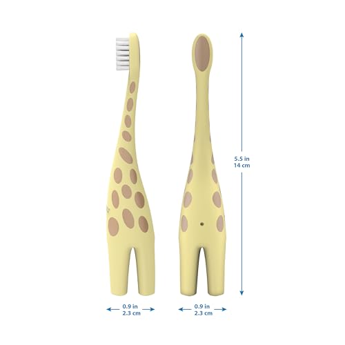 Dr. Brown's Infant-to-Toddler Training Toothbrush, Giraffe, 0-3 Years - Image 12
